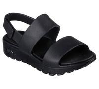 Skechers Foamies Arch Fit Footsteps Day Dream Sandalen für Damen, Schwarz, 35 EU