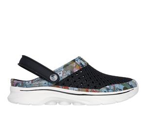 Skechers Foamies: GO WALK 7 - Puppy Party Shoes in Schwarz, Größe 36, in der Maschine waschbar