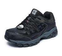 Skechers for Work Cankton Athletic Lace Boot, Black/Charcoal, 11.5 M US