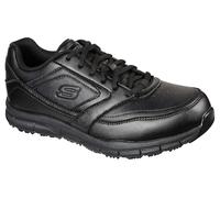 Skechers for Work Men's Nampa Food Service Shoe, Black Polyurethan, 10 M US, Schwarz, 43 EU