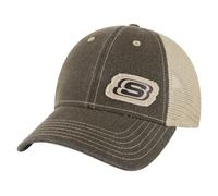 Skechers Frayed S Trucker Hat in Braun