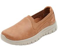 Skechers Damen Graceful Leaning In Sneaker, Chestnut Microleather/Knit, 38 EU