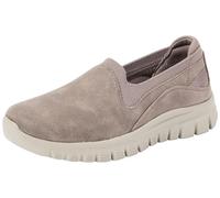 Skechers Garner - Newick 210803 Mokassin für Herren, Dunkeltaupe Microleder-Strick, 36 EU