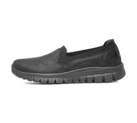 Skechers Damen Sneaker Graceful Leaning In Schwarz Mikroleder/Strick Größe 39