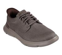 Skechers Garza Clive Herren Schnürschuhe aus dunkelbrauner Baumwolle EU 42 / UK 8