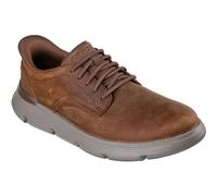 Skechers Garza Duran Leder Herren Schnürschuhe Dunkelbraun EU 46 / UK 11