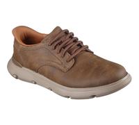 Skechers Garza Duran Leder-Sneaker für Herren - Taupe
