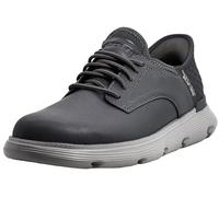 Skechers Garza Gervin Herren-Halbschuh zum Hineinschlüpfen, Dunkelgrau, 43 EU