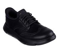 Skechers Garza Sully Schwarze Herren Schnürschuhe aus Leder EU 43 / UK 9