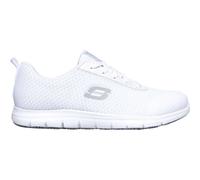 Skechers Damen Ghenter Bronaugh Sneaker, White Mesh Water And Stain Repellent Treatmen, 36 EU