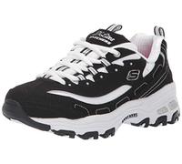 Skechers Girls' D'Lites-Biggest Fan Trainers, Black (Black Trubuck/White Mesh Bkw), 11.5 (29 EU)