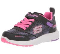 Skechers Girl's Dynamic Tread-Journey Time Sneaker, Schwarz/Pink, 12.5 Little Kid
