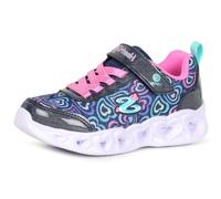 SKECHERS Girl's Heart Lights-Boogie Love Sneaker, Navy / mehrfarbig, 4 Big Kid