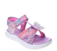 Skechers Girl's Jumpsters Sandal-Butterfly Brites, Lavendel/Multi, 2 Little Kid