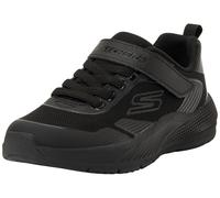 Skechers Girl's Microspec Advance Oasis Point Sneaker, Schwarz, 3 UK Child
