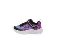 Skechers Sneaker Microspec Advance Oasis Point Jungen/Mädchen – Schwarz PU/Textil Gr. 23