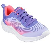 Skechers Girl's Microspec Advance Sneaker, Lavender/Neonpink, 11 Little Kid