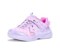 Skechers Girls Power Jams 2.0, Lavender Sparkle Mesh/Multi, 11 Little Kid