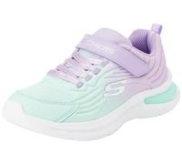 Skechers Girls Sneaker, Lavender Mesh/Turquoise Trim, 43 EU