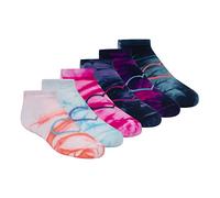 Skechers - Girls Tie Dye Low-Cut Socks - 6 Pairs S111815