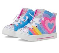 Skechers Girls Twinkle Sparks Sneaker, Multi, 12 Little Kid