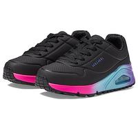 Skechers Girl's Uno Gen1-Pop of Ombre Sneaker, Schwarz/Multi, 13.5 Little Kid