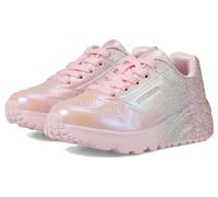 Skechers Girl's Uno Lite-Metallic Shimmers Sneaker, Link Pink/mehrfarbig, 6 Big Kid