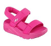 Skechers Girl's Uno Lite Sandal-Sunny Stand Sneaker, Knallpink (Hot Pink), 4 Big Kid
