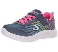 Skechers Girls' Wavy Lites Hydro Crush, Navy/Mehrfarbig, 4 Big Kid