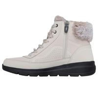 Skechers Glacial Ultra Mountain Muse Damen-Stiefelette, Natürliches schwarzes Synthetikmaterial, 36 EU