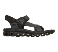 Trekkingsandale SKECHERS "GLIDE STEP SANDAL - DOVAH", Damen, Gr. 45, schwarz, Lederimitat, Textil, Schuhe, Outdoorsandale, Klettschuh, Sommerschuh mit Memory Foam (27607232-45) schwarz