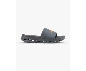 Skechers Glide Step Flex Slides Grau, Herren, Größe: 40, Material: PU/Synthetik