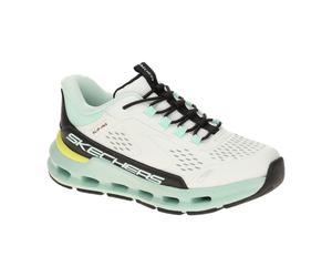Skechers Glide Step Kinder Schuhe weiß mint Slip-Ins 303654L für Kinder, weiß, Größe 32 EU