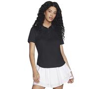 Skechers Go Dri Swift Club Polo für Damen, Schwarz, X-Large