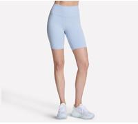 Skechers GO FLEX SLIM 8 Inch Shorts in Sil/Weiss/Blau, Größe Groß