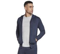 Skechers Go Knite Pique Full Zip Hoodie M3JA154-CHAR, Mens Sweatshirt, Grey, L EU