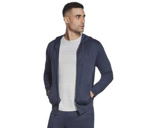 Skechers Go Knite Pique Full Zip Hoodie M3JA154-CHAR, Mens Sweatshirt, Grey, L EU