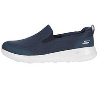 Skechers Herren GO Walk MAX CLINCHED Sneaker, Navy Textile/White Trim, 45.5 EU