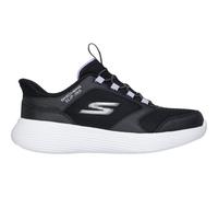 Skechers Go Run 400 V2 Tetra Speed-Sneaker für Mädchen, Schwarzes Synthetik-Textil, 10.5 UK Child