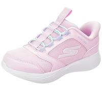 Skechers Go Run 400 V2 Tetra Speed Sneaker, Light Pink Synthetic/Textile, 32 EU