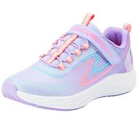 Skechers Go-Run Accelerate Sneaker, Lavender Sparkle Mesh/Multi Trim, 32 EU