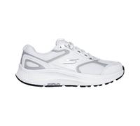 Skechers Damen Go Run Consistent 2.0 Advantage Running Shoes, White Leather/Silver Trim, 37 EU