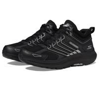 Skechers Herren Go Run Consistent 2.0 100% Waterproof Sneaker, Black Leather/Textile, 42.5 EU