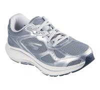 Skechers GO RUN Consistent 2.0 Volt Damen Sneaker Aus Leder In Grau/silber EU 40,5 / UK 7