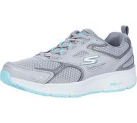 Skechers Go Run Consistent Sneaker, Pflaumenleder, Synthetik, Silber, Textil, Grau, 37.5 EU