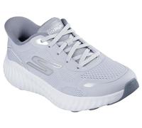 Skechers Go Run Now Regent-Sneaker für Damen, Grauer Textilbesatz, 36 EU