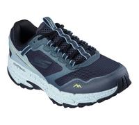 Skechers Damen Go Run Trail Altitude 2.0 Ravine Sneaker, Navy Leather/Aqua Trim, 40 EU