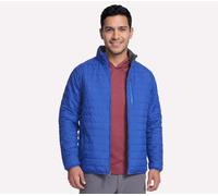 Skechers GO SHIELD Cozy Fit Altitude Reversible Jacke in Blau, Größe Klein