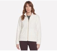 Skechers GO Snuggle Cozy Jackett Top in Off Weiss, Größe Medium