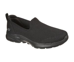 Skechers GO WALK 6 - CLEAR VIRTUE Damen Sneaker Low Slipper schwarz 37